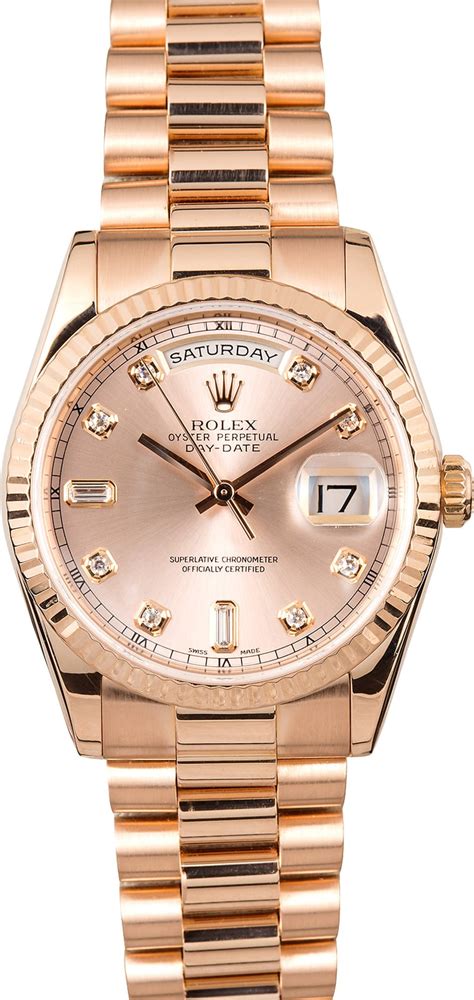 rolex day date president rose gold champagne dial|rolex day date ii.